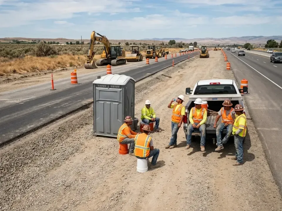 highway-road-construction-crew-007 — frequently asked questions, Porta Potty and Restroom Rentals in Glassmanor, MD